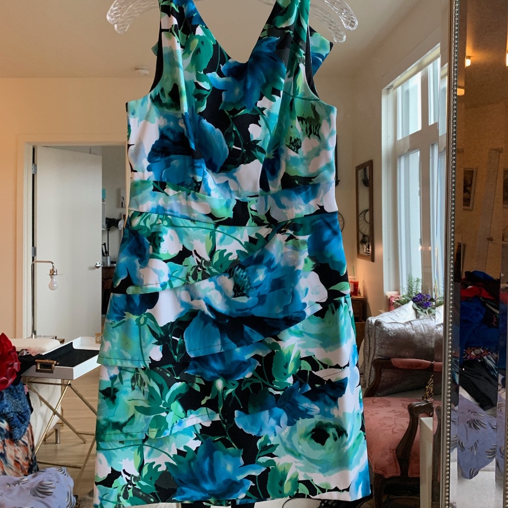 Blue & Green Easter Dress